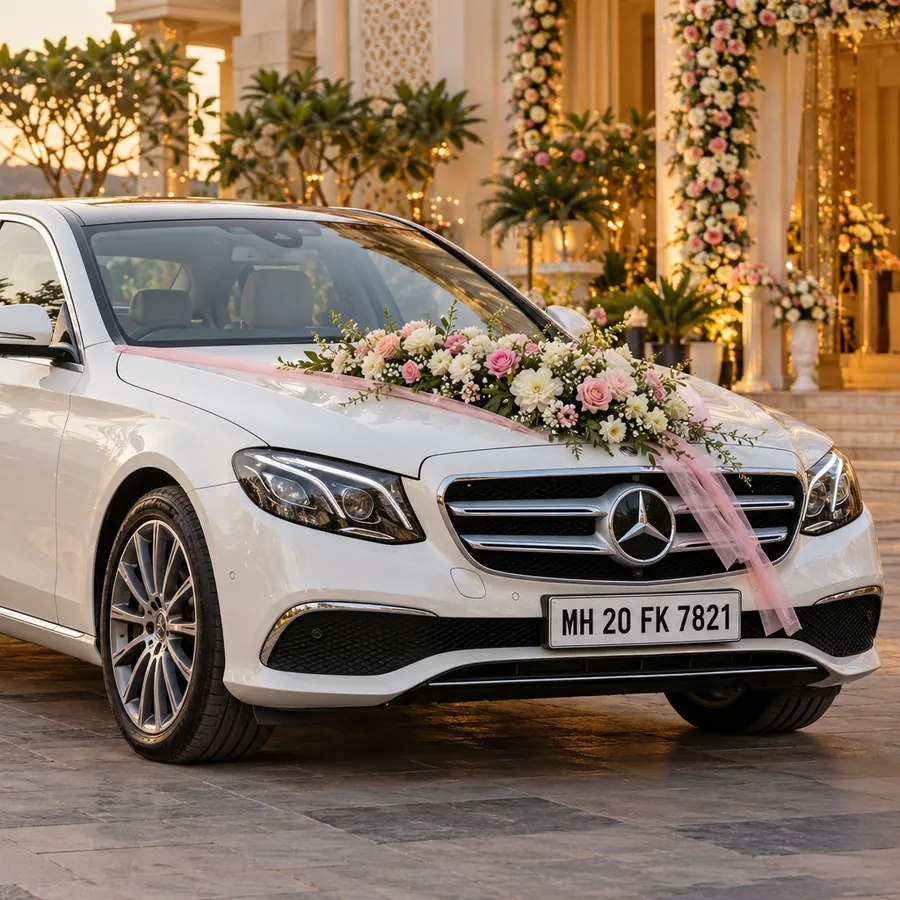 Mercedes-Benz wedding car