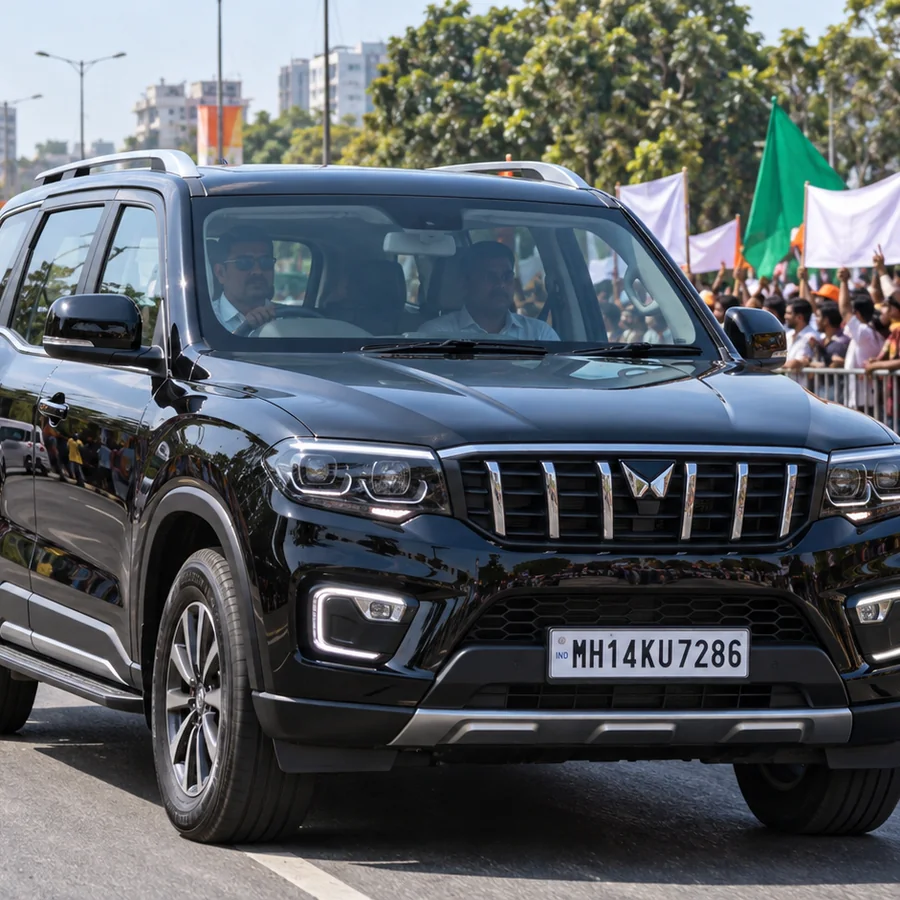 Black Mahindra Scorpio