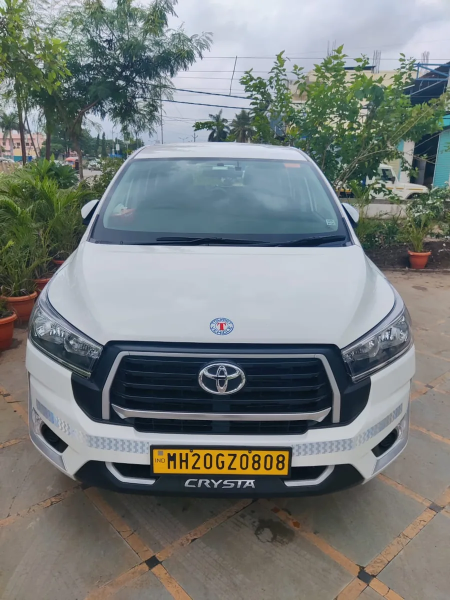 Our Toyota Innova Crysta, registered tourist vehicle